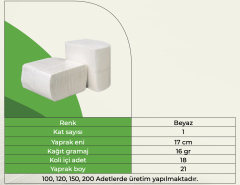 Masa Üstü Z Peçete | Dispanser Peçete | Hijyenik ve Ekonomik Kullanım