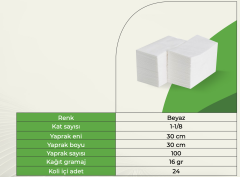 Garson Katlama Peçete | Restoran, Kafe, Otel İçin Şık Sunum Peçeteleri
