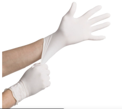 S - Beden Pudrasız Lateks Muayene Eldiveni - 100'lük Kutu