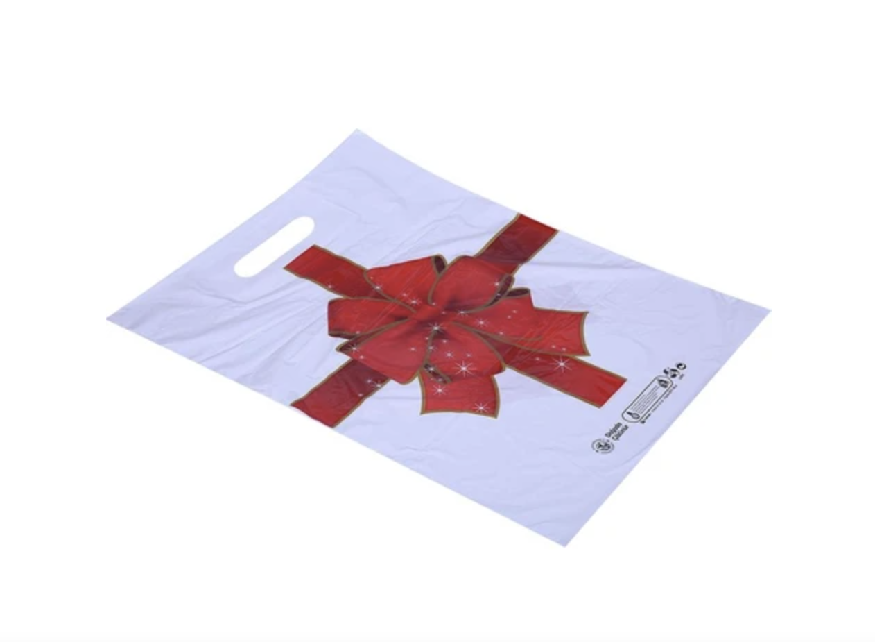 Naksan Renkli Baskı Takviyeli Mağaza Poşeti  No:3 33 X 45 TOPTAN