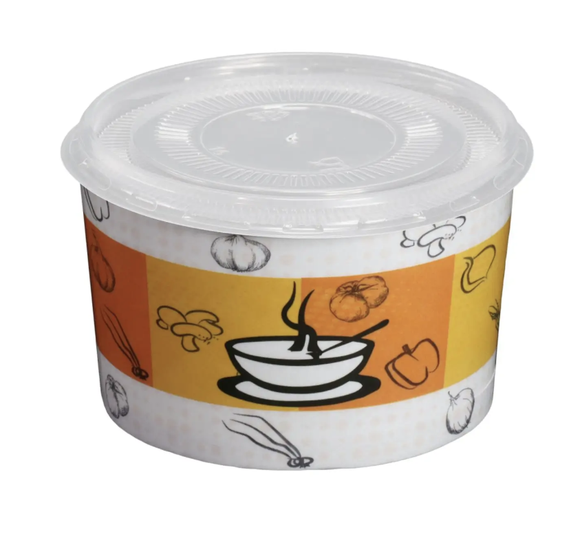 14 OZ KARTON ÇORBA KASESİ 1.SINIF KALİTELİ KAPAKLI