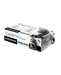 Nitril siyah eldiven L 100 adet