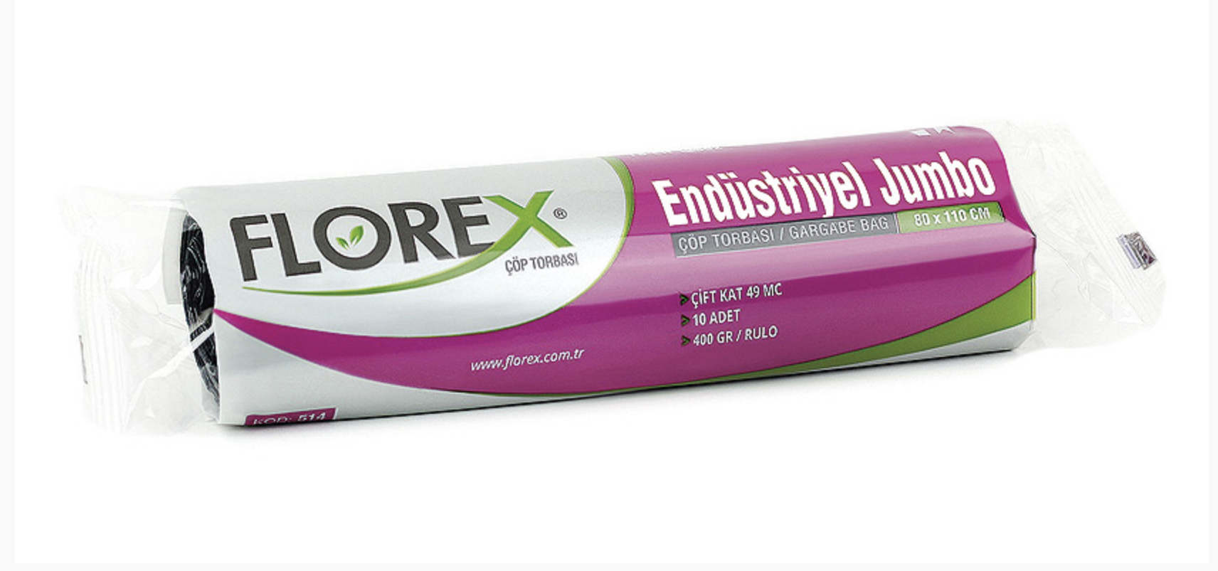 Florex Endüstriyel Jumbo Boy Çöp Poşeti