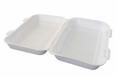 yarım tek göz sandviç Beyaz Kapaklı Köpük Tabak Mod 36