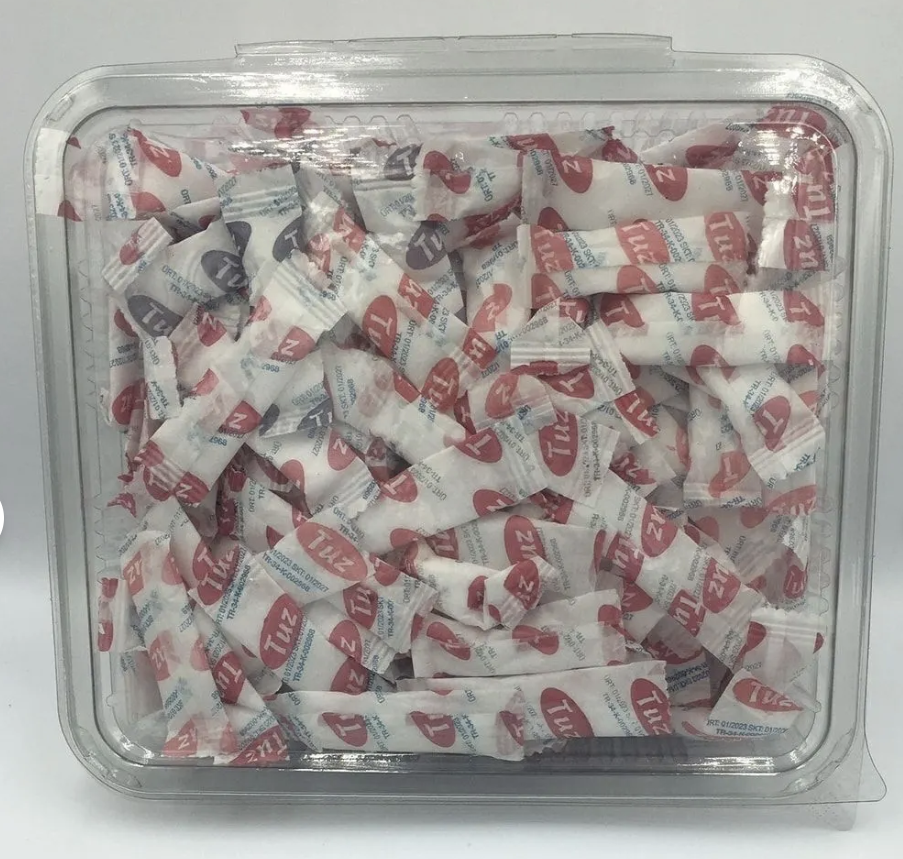 Tek Kullanımlık Stick Tuz Hijyenik Sargılı 1 Paket (800gr)