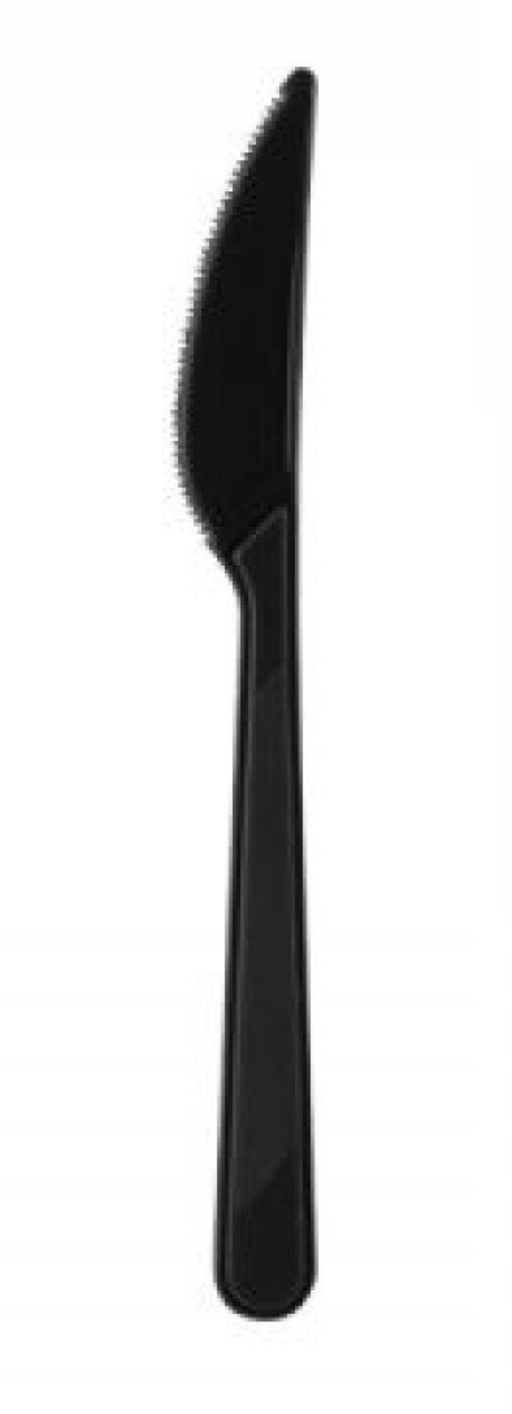 SİYAH KALİTELİ  PLASTİK LÜX BIÇAK