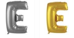E- HARFİ  40 inç ( 100 cm )  Helyum Folyo Balon