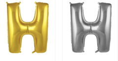 H- HARFİ  40 inç ( 100 cm )  Helyum Folyo Balon