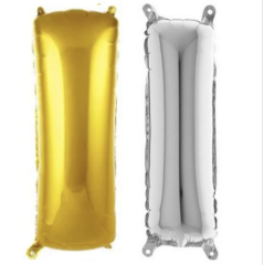 I  İ  - HARFİ  40 inç ( 100 cm )  Helyum Folyo Balon