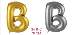 34 inç ( 76 cm )  Helyum Folyo Balon