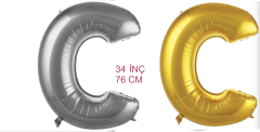 34 inç ( 76 cm )  Helyum Folyo Balon