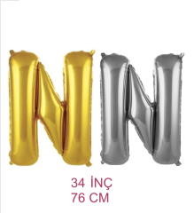 34 inç ( 76 cm )  Helyum Folyo Balon