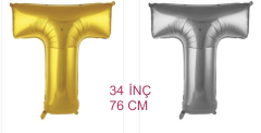 34 inç ( 76 cm )  Helyum Folyo Balon