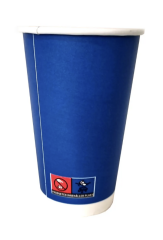 16 Oz Karton Bardak 25 Lİ  Tek Kullanımlık – Sıcak & Soğuk İçecekler İçin Dayanıklı Bardak