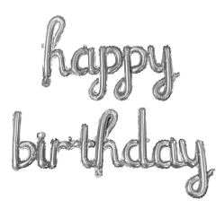 EL YAZILI HAPPY BİRTHDAY  SET FOLYO BALON