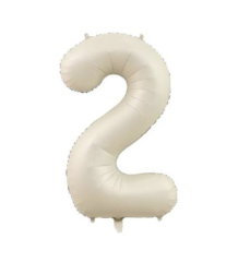 2 RAKAM FOLYO BALONLAR HELYUM UYUMLU 34 İNÇ 76 CM