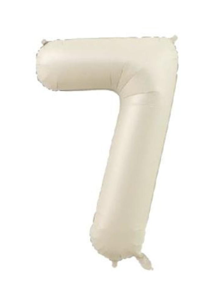 7  RAKAM FOLYO BALONLAR HELYUM UYUMLU 34 İNÇ 76 CM