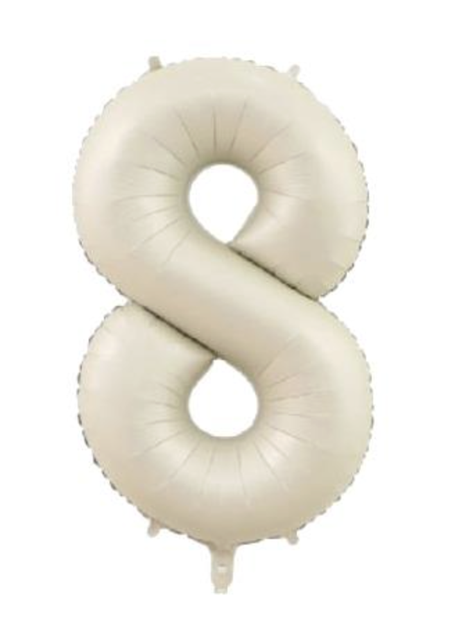 8  RAKAM FOLYO BALONLAR HELYUM UYUMLU 34 İNÇ 76 CM