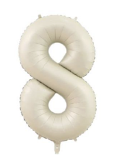 8  RAKAM FOLYO BALONLAR HELYUM UYUMLU 34 İNÇ 76 CM