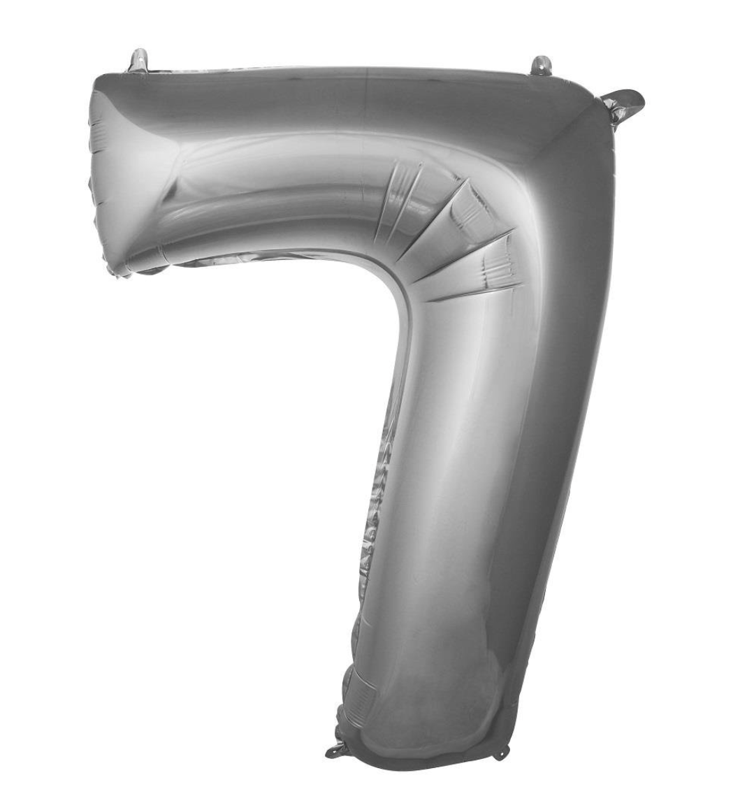 7   RAKAM  40'' 100 CM  FOLYO BALONLAR HELYUM UYUMLU