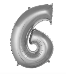 6  RAKAM 40'' 100 CM FOLYO BALONLAR HELYUM UYUMLU