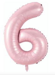 6  RAKAM FOLYO BALONLAR HELYUM UYUMLU 34 İNÇ 76 CM