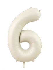 6  RAKAM FOLYO BALONLAR HELYUM UYUMLU 34 İNÇ 76 CM
