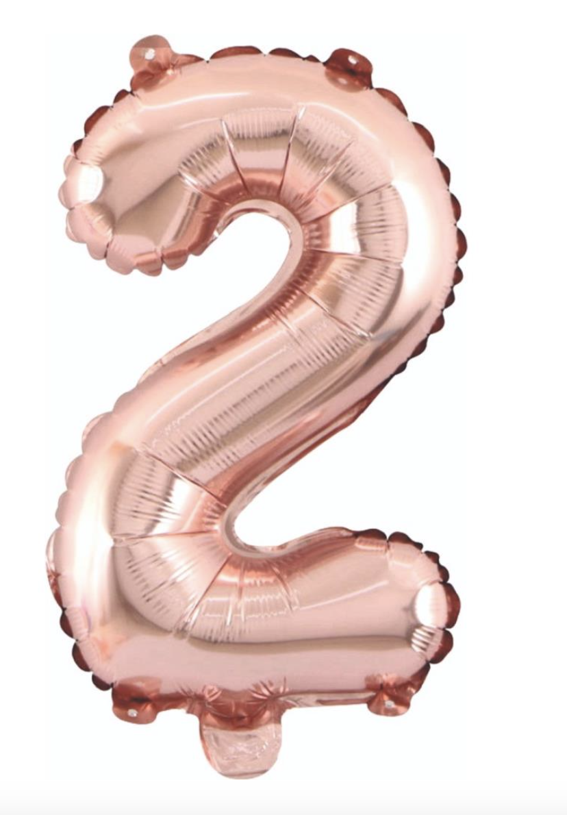 2 RAKAM FOLYO BALONLAR HELYUM UYUMLU 34 İNÇ 76 CM