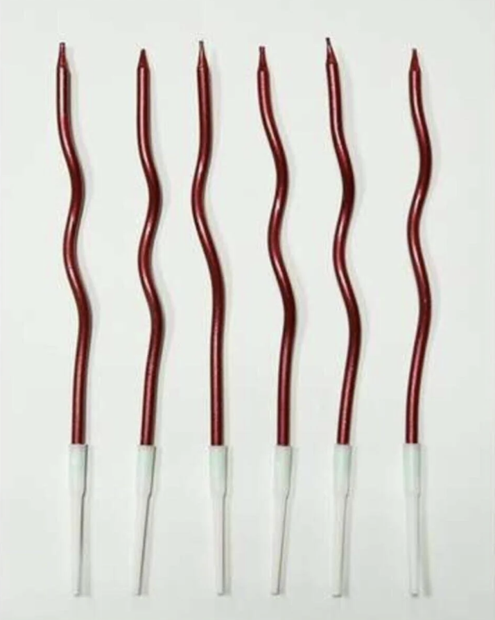 KIVRIMLI KIRMIZI  MUM