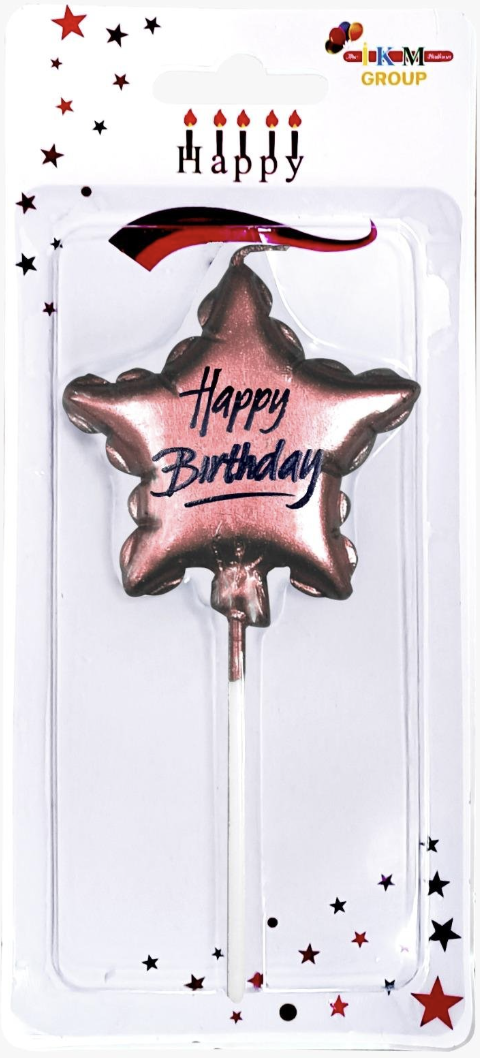 HAPPY BİRTHDAY YILDIZ ROSEGOLD MUM
