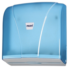 Z Katlı Kağıt Havlu Dispenseri Şeffaf Mavi Duvara Monte Z Kat Havlu Aparatı WC Banyo